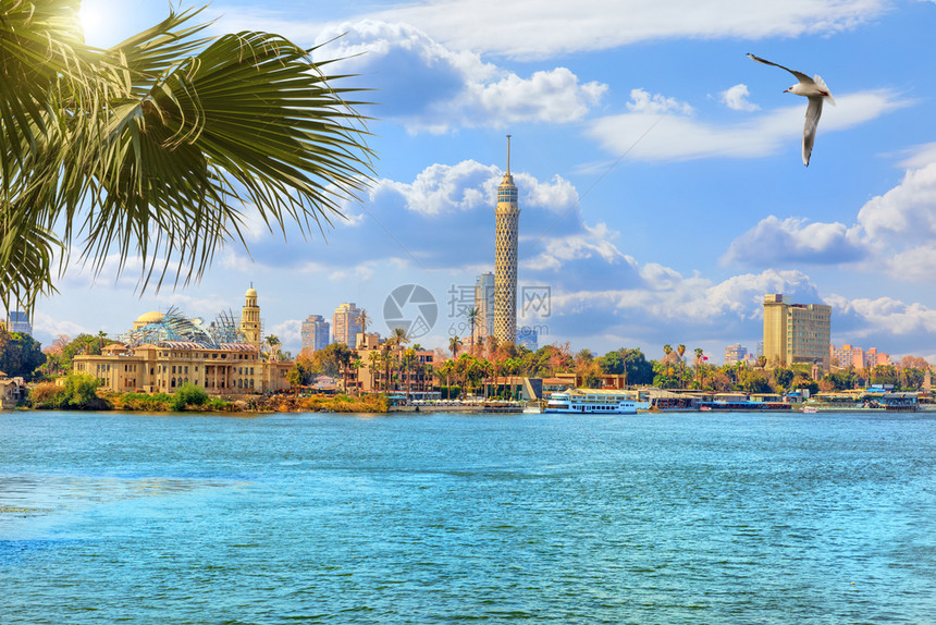 晴天水开罗塔埃及尼河的美丽景色开罗塔埃及尼河的美丽景色埃及人图片