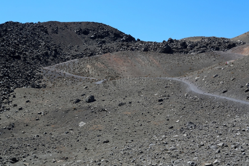 假期希腊圣托里尼火山岛NeaKameni地质学景观图片