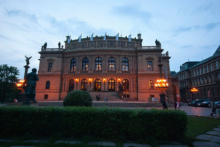 著名的假期地标美丽老城区布拉格风景捷克图片