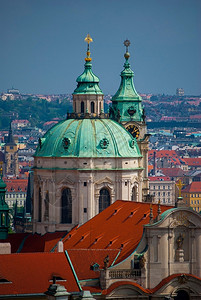 美丽的老城区布拉格风景捷克城堡哥特图片