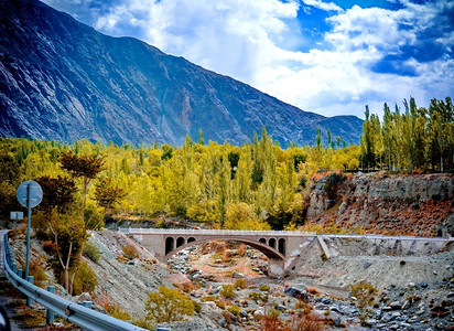 乡村的巴基斯坦卡拉科鲁姆公路景观户外图片