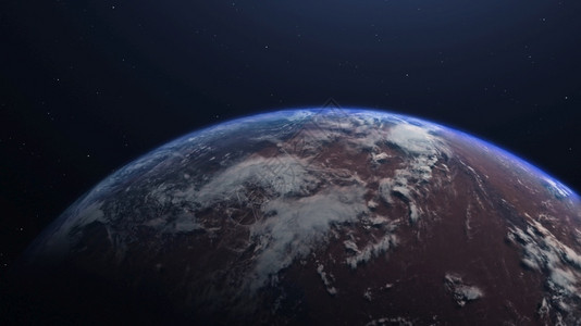 三红蜜柚经过科幻卫星由于人类对红行星的殖民化大气层和云的分阶段出现由美国航天局提供的这一图象中些元素三地球变形火星过程的3D变化设计图片
