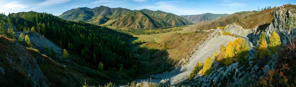 秋季山地风光图片