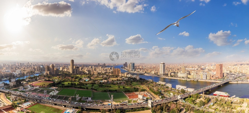 酒店开罗中心航空全景埃及塔风桥商业图片