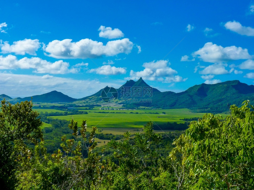 毛里求斯岛LirsquoEtoile休闲公园风景优美天线丽的图片