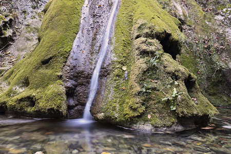 卡拉司韦林罗马尼亚苏萨拉瀑布详细描述的罗马尼亚公园古吉勒奈雷伊公园旅行荒野景观背景