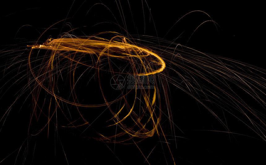 危险系统灭绝末日小行星轨道飞迹抽象可视化图片