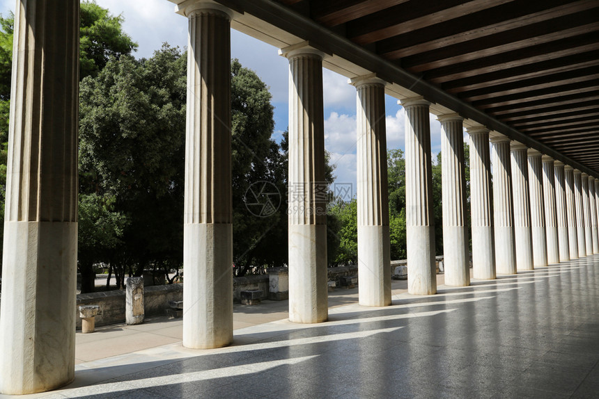 保护纪念馆神话希腊雅典古代神学院赫菲斯大殿希腊雅典法斯特神庙图片