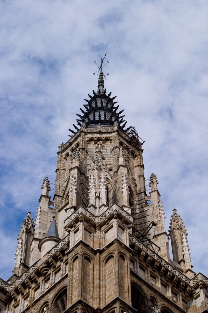 装饰纪念碑寺庙托莱多西班牙大教堂莫名其妙的城市托莱多哥特式大教堂图片