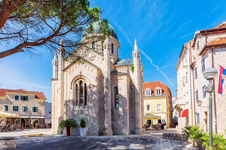 圣杰罗姆教堂黑山塞格诺维最受欢迎的大教堂屋城市正方形图片