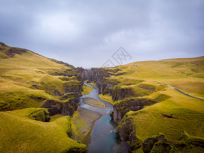 欧洲冰岛峡谷图片