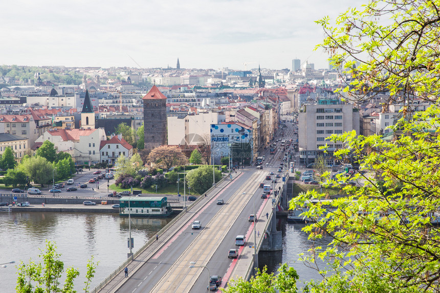 2019年4月6日Vltava河和桥照片2019年4月6日波西米亚最佳镇图片