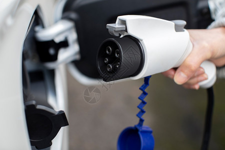 收费素材插件近身手挂电源可携带环境友好型零排放电动车迅速的汽车充器背景