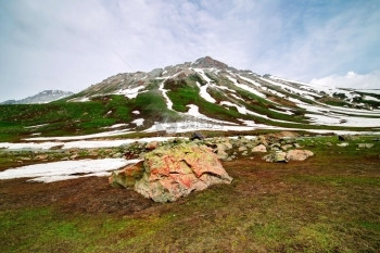 查谟和克什米尔邦索纳马格山雪的美丽景白色冒险自然图片