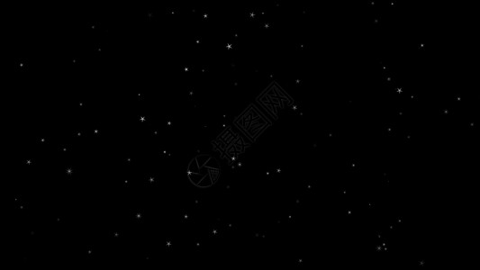 星冰乐灰尘闪亮的占星术尘从天顶上坠落的恒星孤立黑色背景形成元素运动图的黑背景在空中风暴随机大小扰动分离星尘4KVFX视频无缝环设计图片