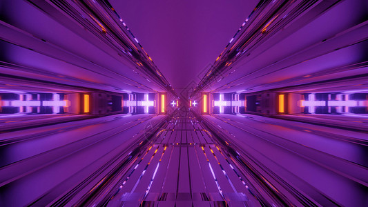 高品质科学观点效果网关4kuhd3d插图背景通过插图背景技术高的走廊图片