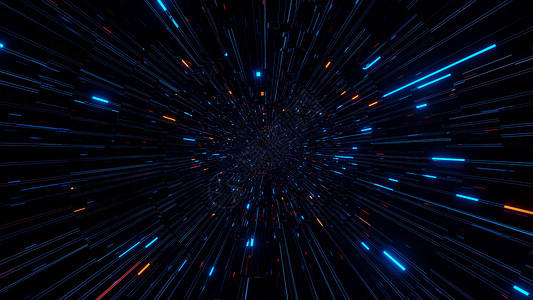 技术具有电气化线路径的太空时代黑洞4kuhd3d插图背景AdvanceDashLightCyberSpaceShaft插图背景黑背景图片
