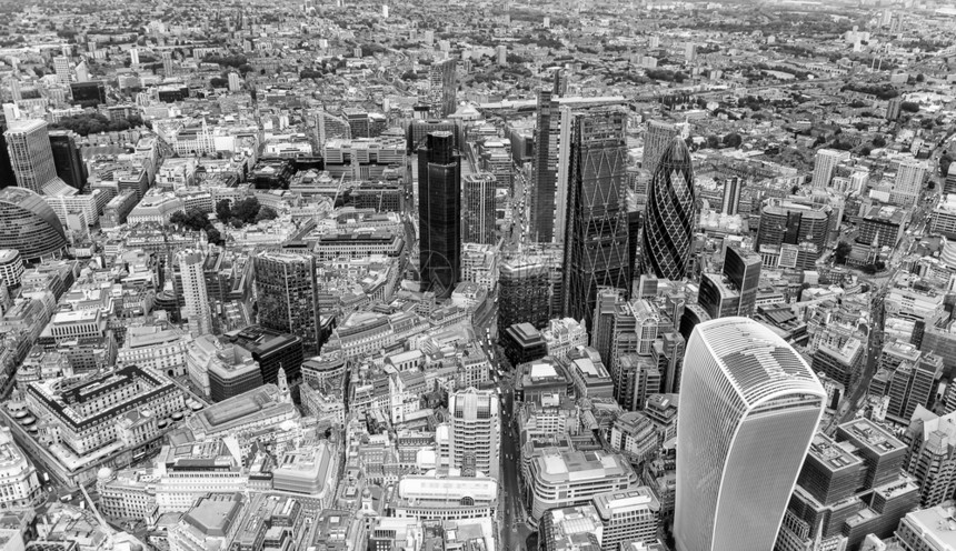 河商业建筑和摩天大楼公司概念伦敦空中直观的天屋顶建筑学图片