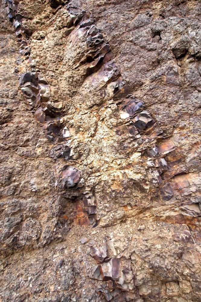 陨石坑地质学岩浆堤坝构造变形CalderadeTaburiente公园生物圈保护区ZEPALIC拉帕尔马加那利群岛西班牙欧洲岛屿图片