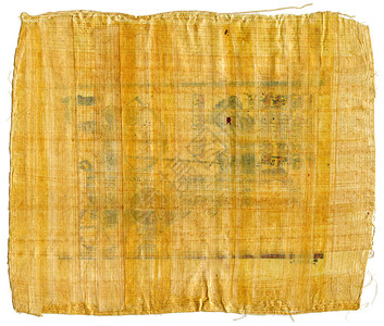 手工工坊来自卡纳克寺庙提比斯山谷卢克索埃及古代人手稿羊皮纸实薄卷轴手工造纸背景画布的古埃及人残片木乃伊工制品纤维设计图片