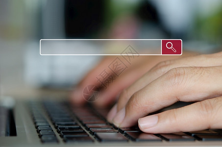 键盘上的SEO信息搜索电子邮件键盘搜索互联网用空搜索栏数据信息搜索barSEO联网概念在上搜索一个空栏数据信息搜索巴SEO网络背景