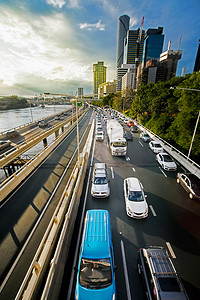 打标澳大利亚昆士兰州布里斯班高速公路旅游交通图片