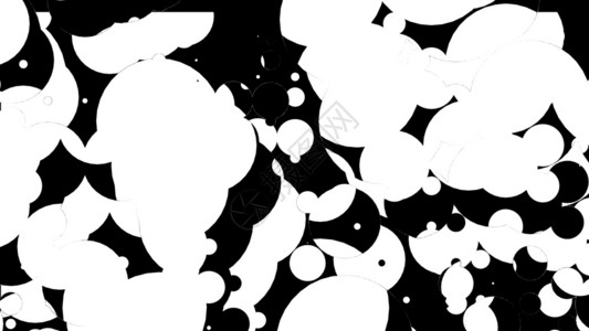 白发转黑3D将抽象的未来黑和白成分转换为抽象的黑色和白成分用于严格图形化演示文稿的单色模板简且直观的创作背景让您的构成具有风格和形状介绍设计图片