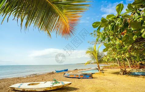 港口旅行加勒比海哥斯达黎加PlayaTarcoles海滩图片