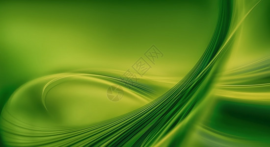 波纹未来派绿色设计背景摘要有平滑的宽线条水图片