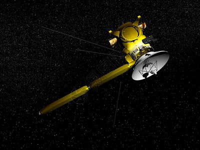 靠近宇宙中的卡西尼航天器从204年起被送近土星球观测它应该一直待在那里到2017年9发射美国航天局提供的这幅图像元件197年发射设计图片
