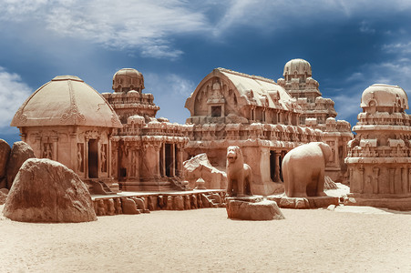 马拉普姆印度人考古学高清图片