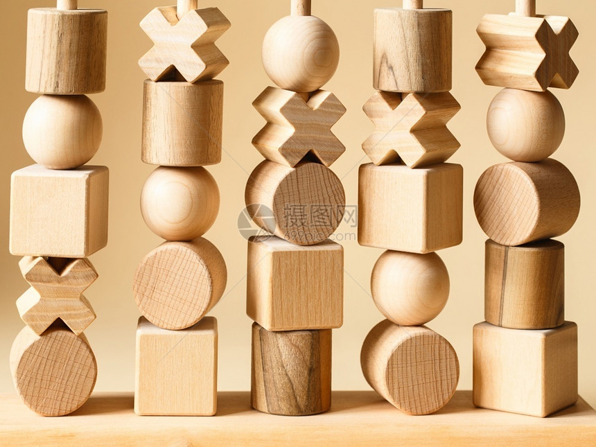 用于教育形状精细运动技巧手眼协调数学技能的建筑木板教学资源教育用具设备几何的感官孩子图片