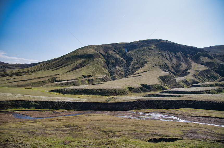 云地形场冰岛Landmannalaugar景观图片