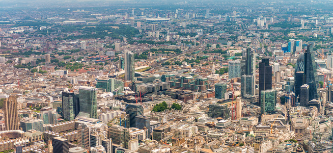 城市中心家商业建筑和摩天大楼公司概念伦敦空中直观的天图片