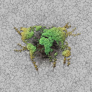 涉地可支合成的树苗遭受干旱枯或涸土地进入丰富的潮湿有机土壤时气候变化危险或地球日和全升温循环地形为复合体的绿色植物日益壮大其变化危险或地背景