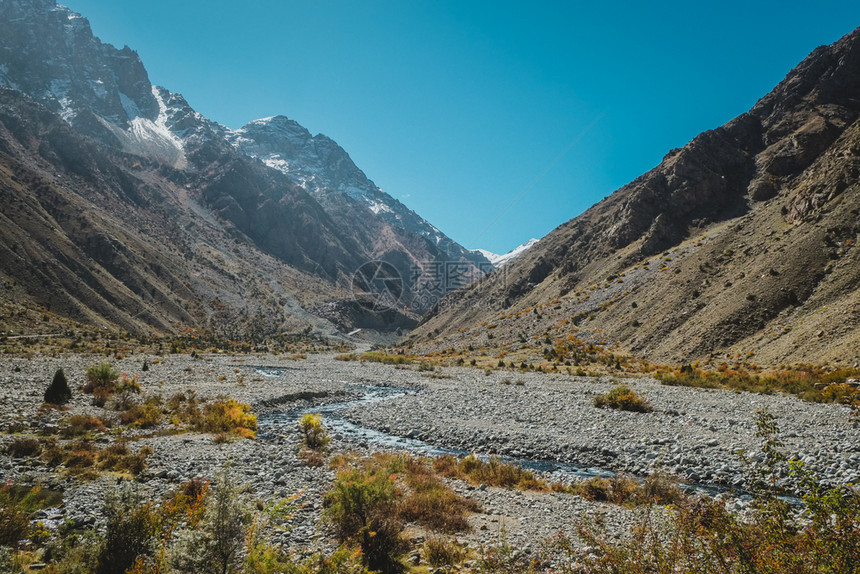 巴基斯坦SkarduGilgitBaltistan卡拉科姆山脉区的荒野地自然景观山峰冒险高图片