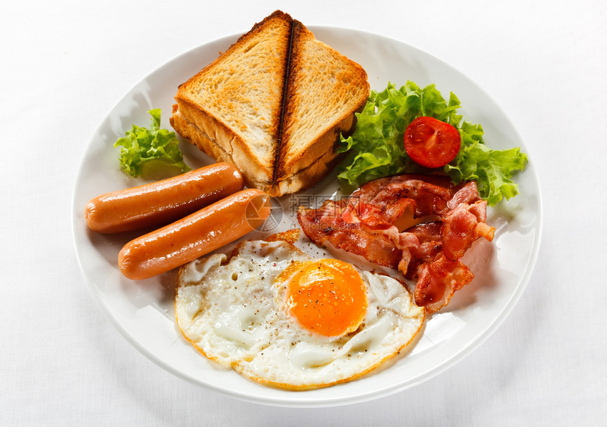 英式早餐全餐图片