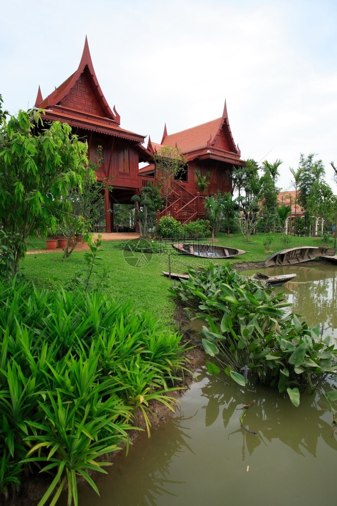 泰国清迈王陛下皇家花卉国际园艺博览会优雅植物建造图片
