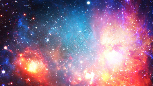 空间摄影3D恒星云和宇宙尘气团和深海空间理想的星座为空间科学项目以及任何演示或作为您构成的明亮背景提供由美国航天局提供的这一图像元件插画
