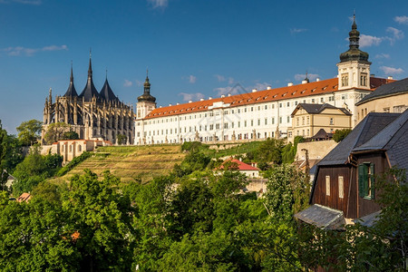 耶稣会教堂著名的捷克库特纳霍拉圣芭和会学院大教堂欧洲科文组织世界遗产地传统的宗教背景
