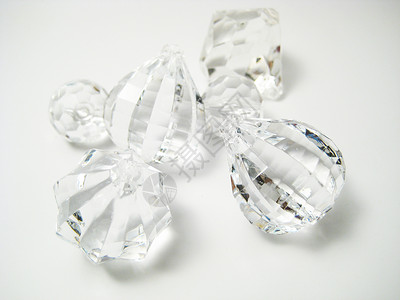 晶体钻石石头白色岩石宝石背景图片