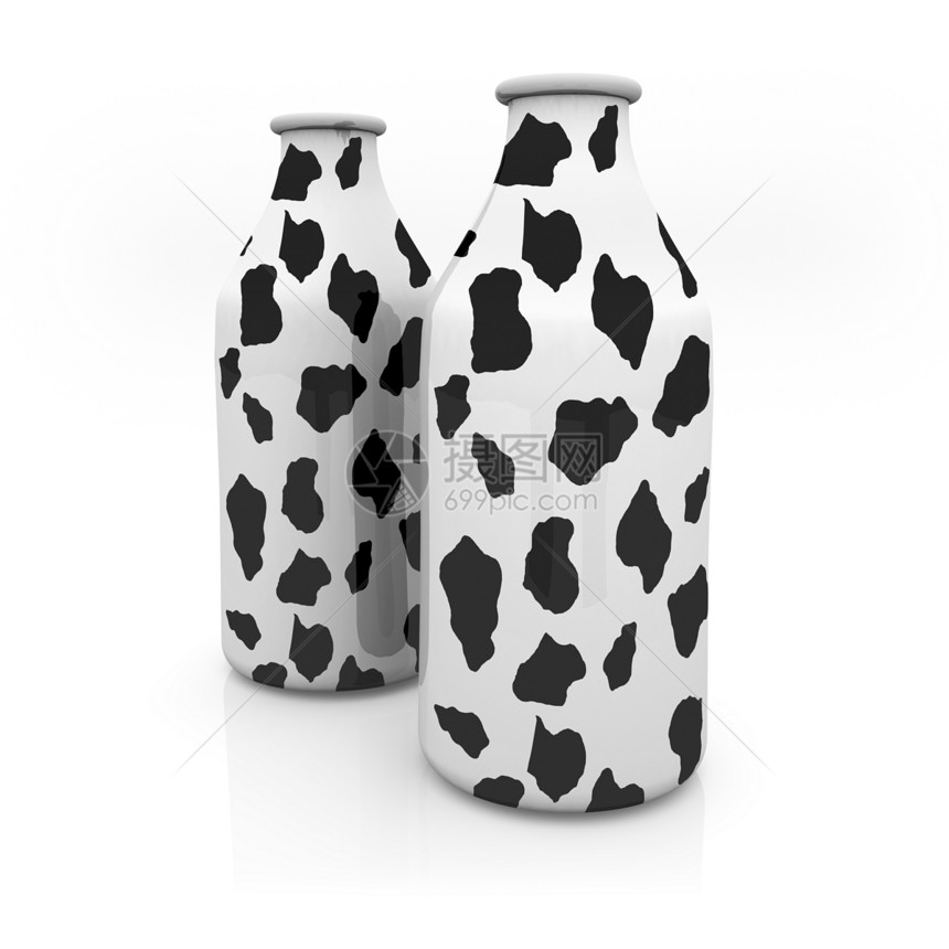 牛奶奶营养插图奶牛瓶子计算机液体图片