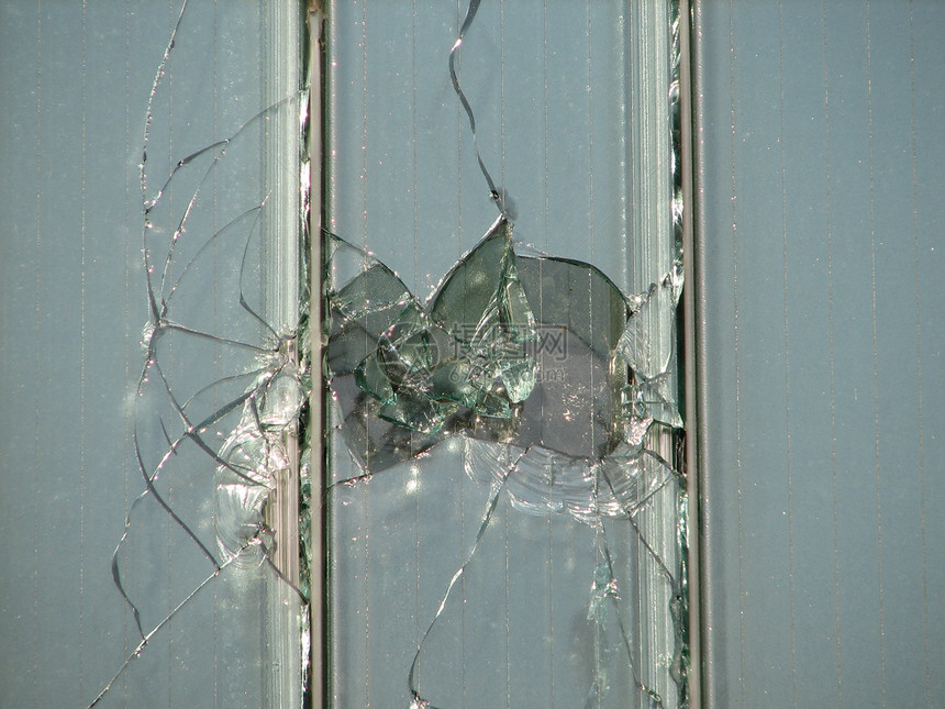 破碎窗口力量玻璃碎片窗户图片