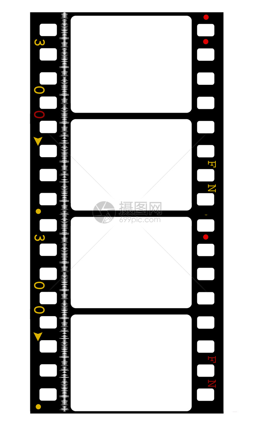 35毫米电影边界倒数框架照片动画片导演红色运动空白时间图片