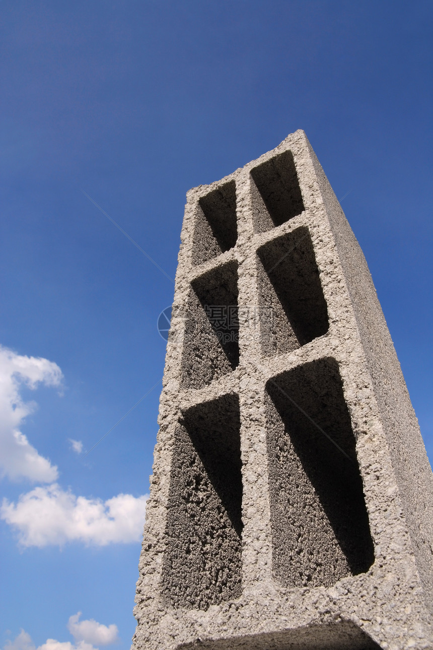 混凝土构件粒状公司天空材料建筑摩天大楼单元水泥概念构造图片