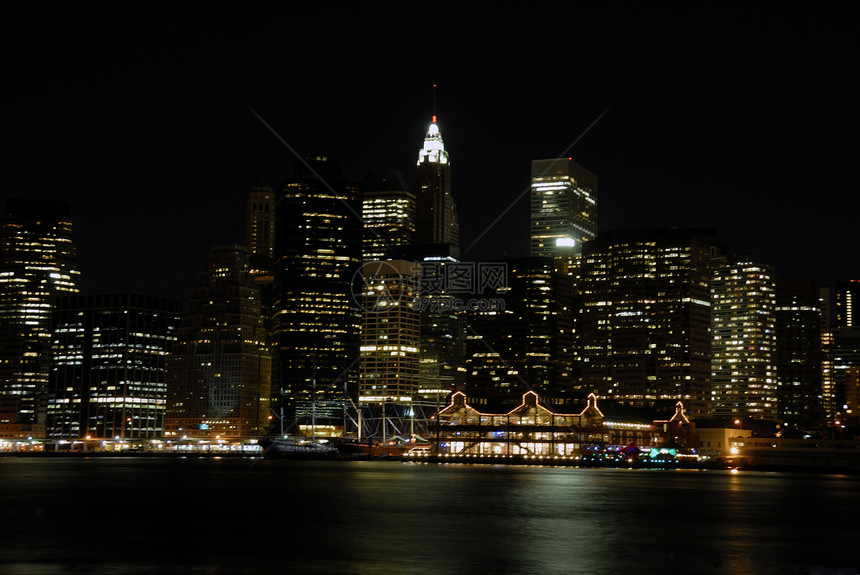 纽约天线商业天际摩天大楼反射天空建筑学建筑地标景观旅游图片