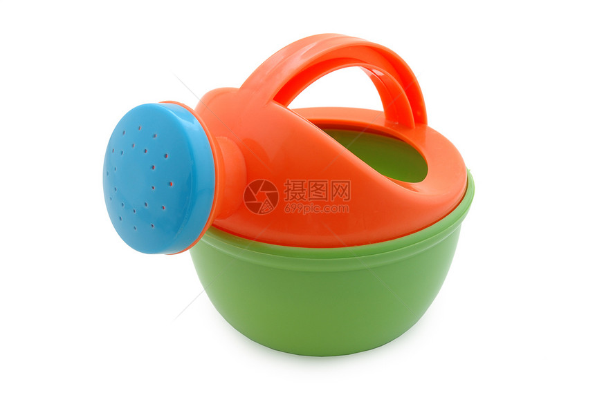 孩子的水壶玩具红色园艺绿色潮红塑料喷壶橙子图片