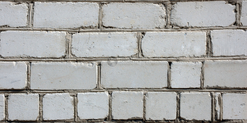 砖墙课程白色水泥灰色建筑硅酸盐图片