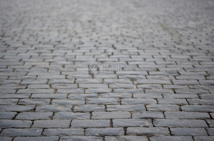 科布斯石头人行道城市黑色路面大街材料花岗岩建筑学铺路正方形图片