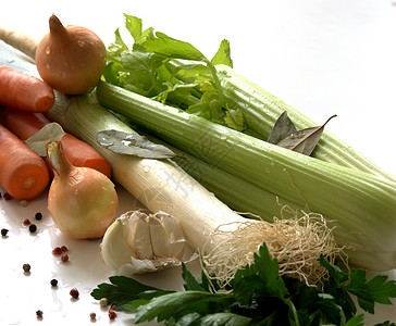 鲜花加罗尼菜蔬菜背景图片